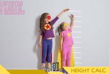 2 little girls check height