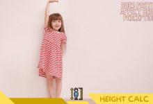 pink dress girl mark her height