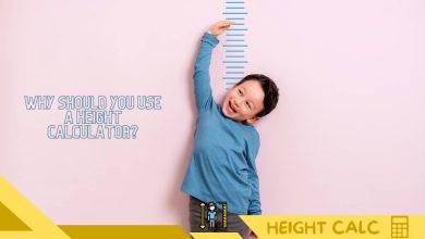 a boy checking his height