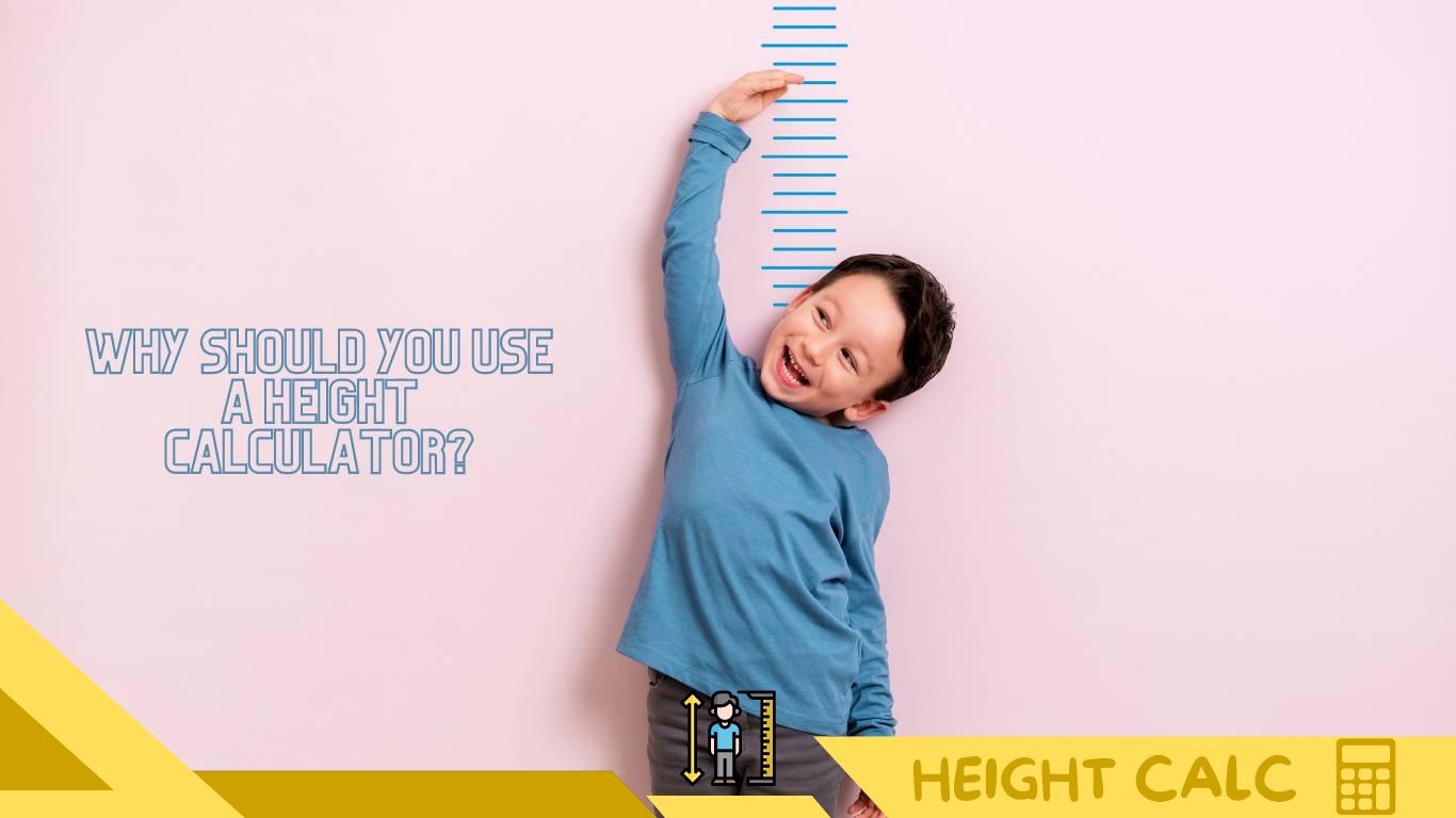 a boy checking his height